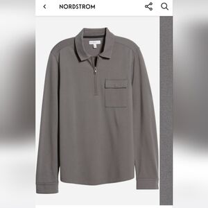 Calibrate Pocket Zip Jersey Polo
